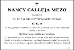 Nancy Calleja Mezo